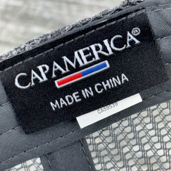 NWT Del Taco Trucker Hat Mesh Snap Back CapAmerica Gray Wool Blend i3035 OSHA - Picture 15 of 16